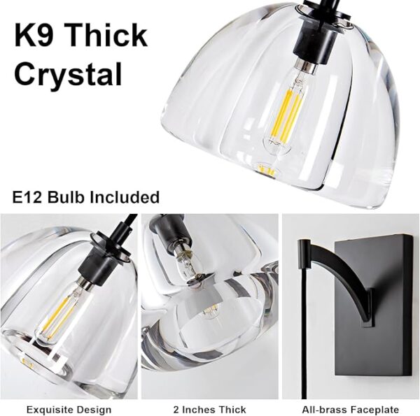 Black Wall Lamp - Image 3